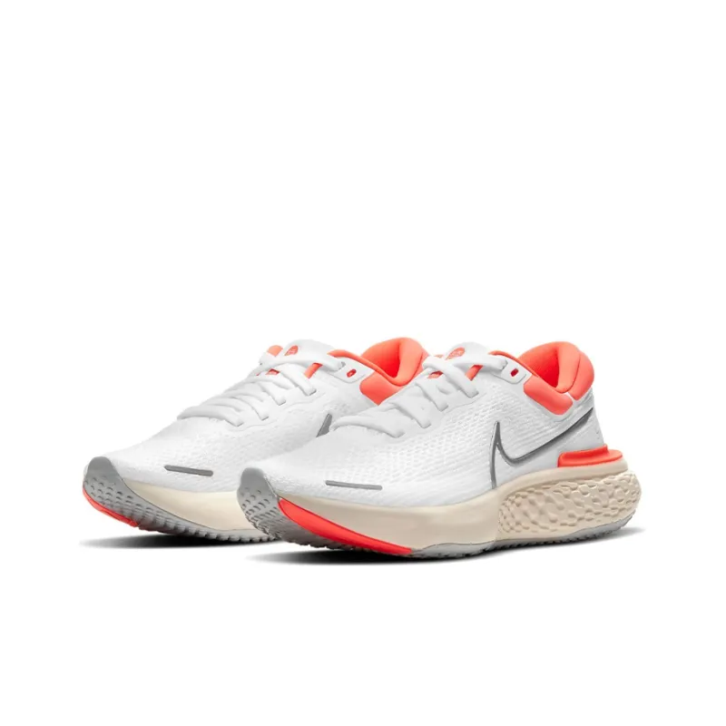 Nike ZoomX Invincible Run Flyknit White Bright Mango Women's-2