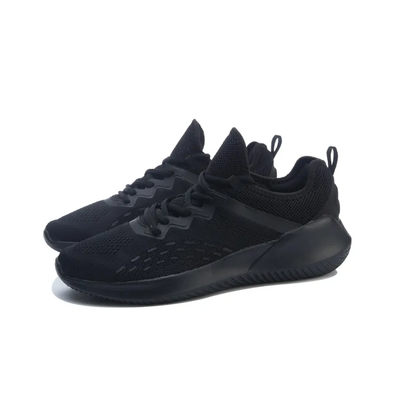 LiNing Cushioning Low Top Running Shoes Unisex Standard Black-2