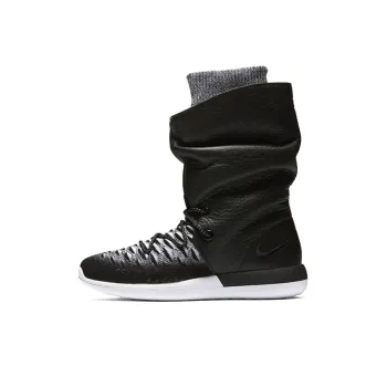 Nike Roshe Two Hi Flyknit Black White Women's