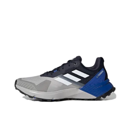 Adidas Terrex Soulstride Trail Running Shoes Men Low-Top Gray/Blue