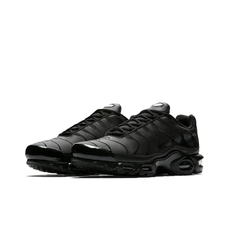 Nike Air Max Plus Triple Black Leather-2