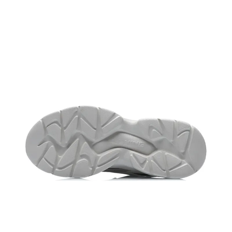 LiNing Low-Top Running Shoes Women's Grey Orchid Yellow Classic Casual-3