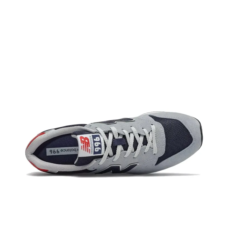 New Balance 996v2 Grey Navy Red-2