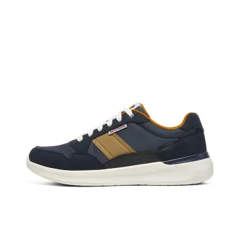 Skechers Lattimore Cushioned Wear-Resistant Slip-Resistant Low-Top Running Shoes Men's Navy