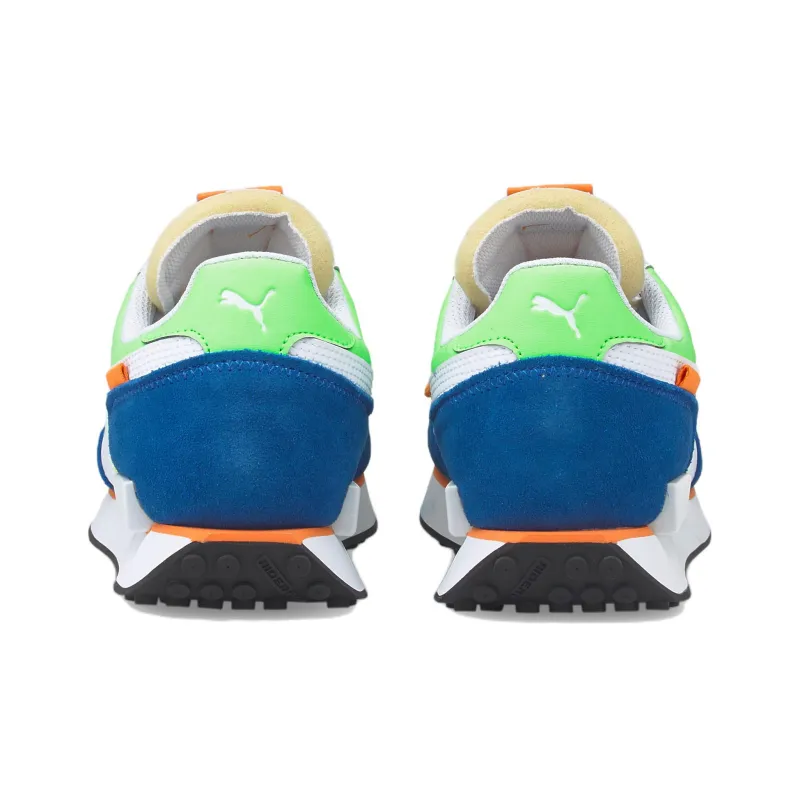 PUMA Future Rider Play On White Fizzy Lime Royal-3