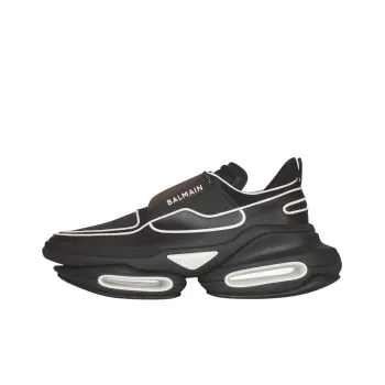 BALMAIN B Bold Low Top Black White