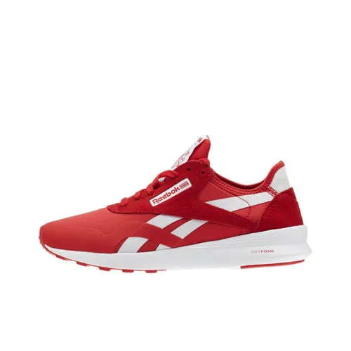 Reebok Classic Nylon Running Shoes Women's Low-Top Red