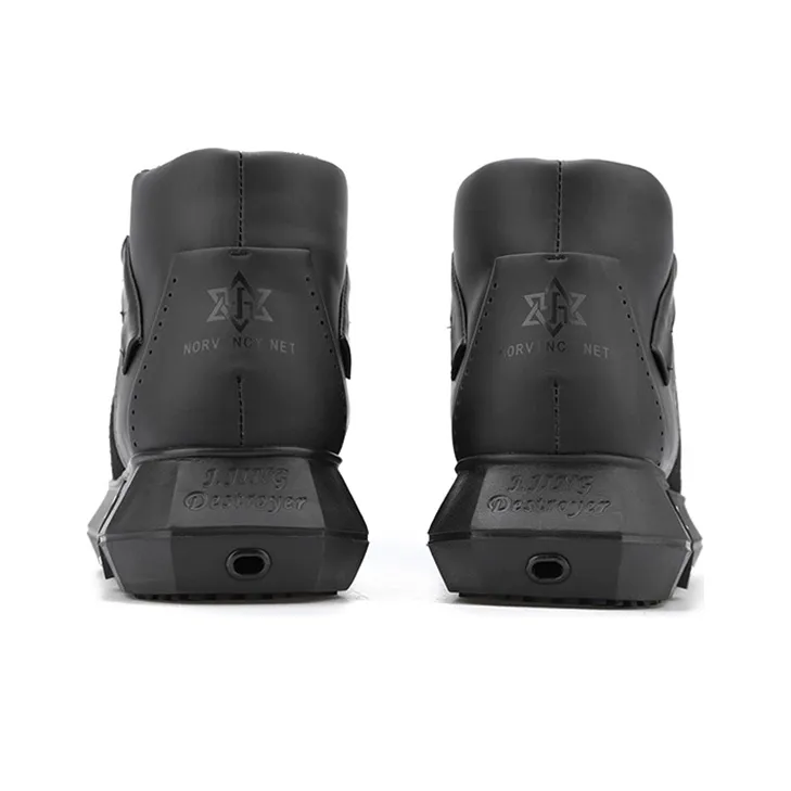 NORVINCY Stylish Skateboarding Shoes Unisex Black-3
