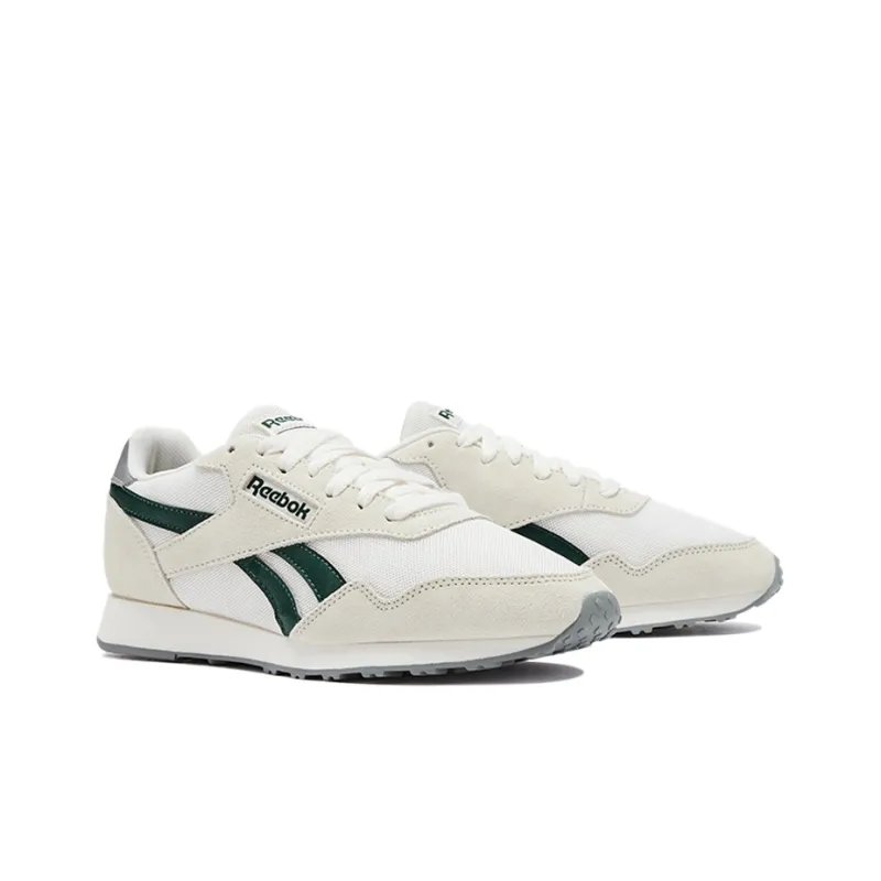Reebok Royal Ultra Casual Shoes Unisex Low-Top Ecru/Green-2