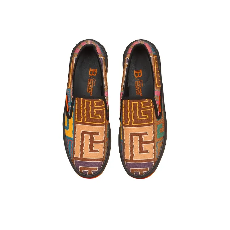 BALMAIN Men's Casual Shoes Men Low Top Multicolor-3