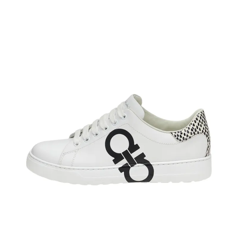 FERRAGAMO Gancini-print Lace-up Sneakers-0