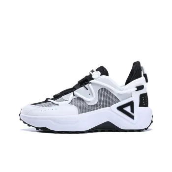 PEAK Taichi Skywalk Slip Resistant Cushioning Low Top Sports Casual Shoes Men's White Black