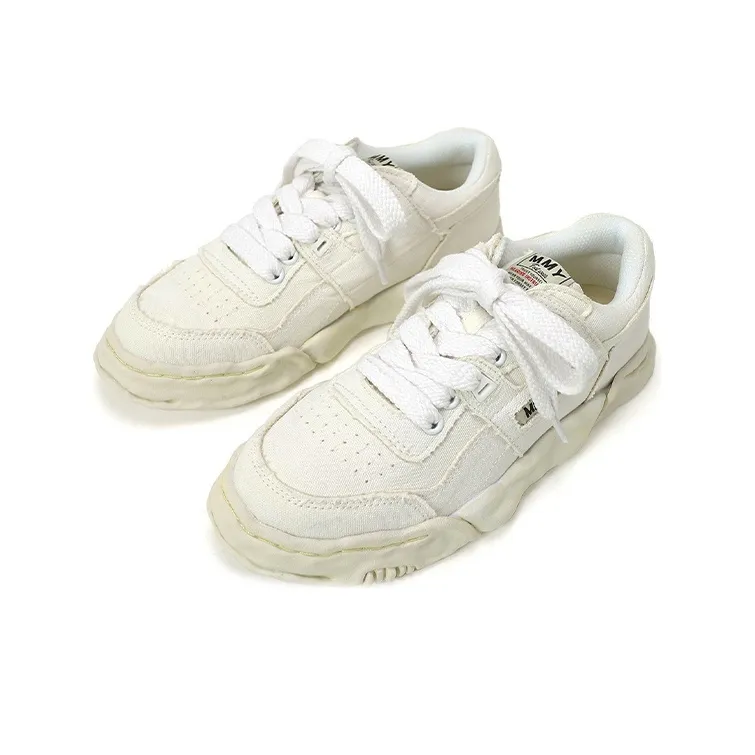 MIHARA YASUHIRO Parker Hoodie Cemented Shoes Stylish Skateboarding Shoes Unisex White-2