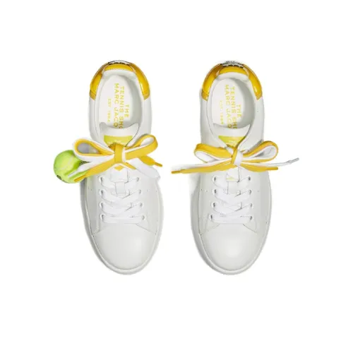 MARC JACOBS Skateboard Shoes Women's Low-Top White/Yellow