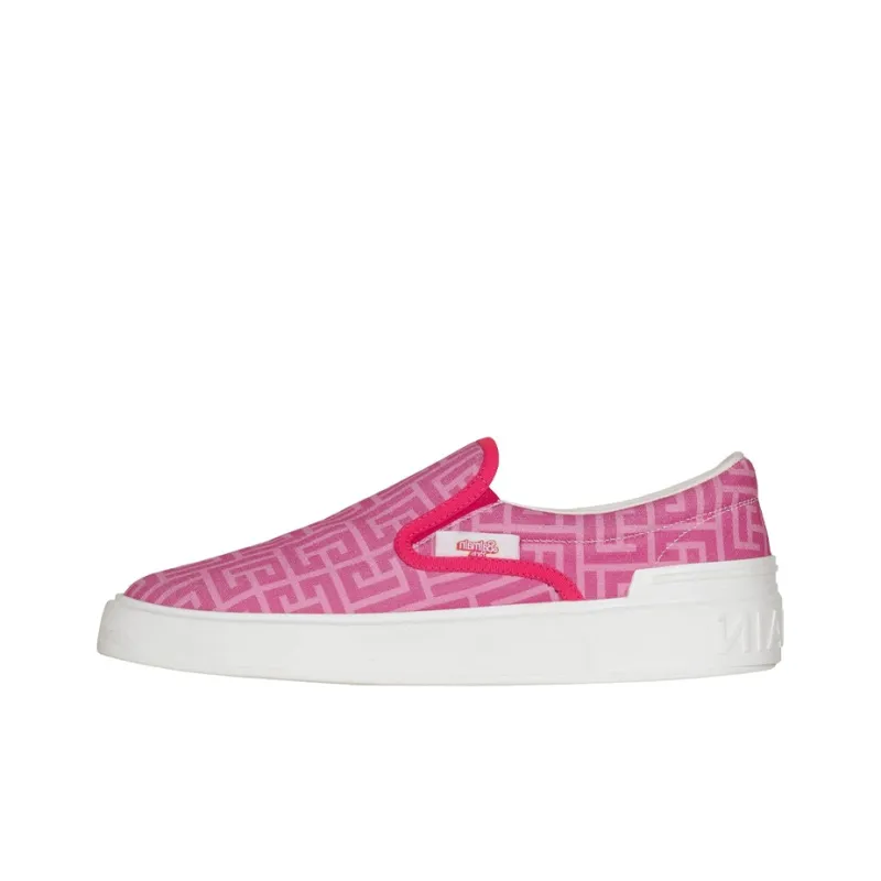 BALMAIN Men's Casual Shoes Men Low Top Pink-0