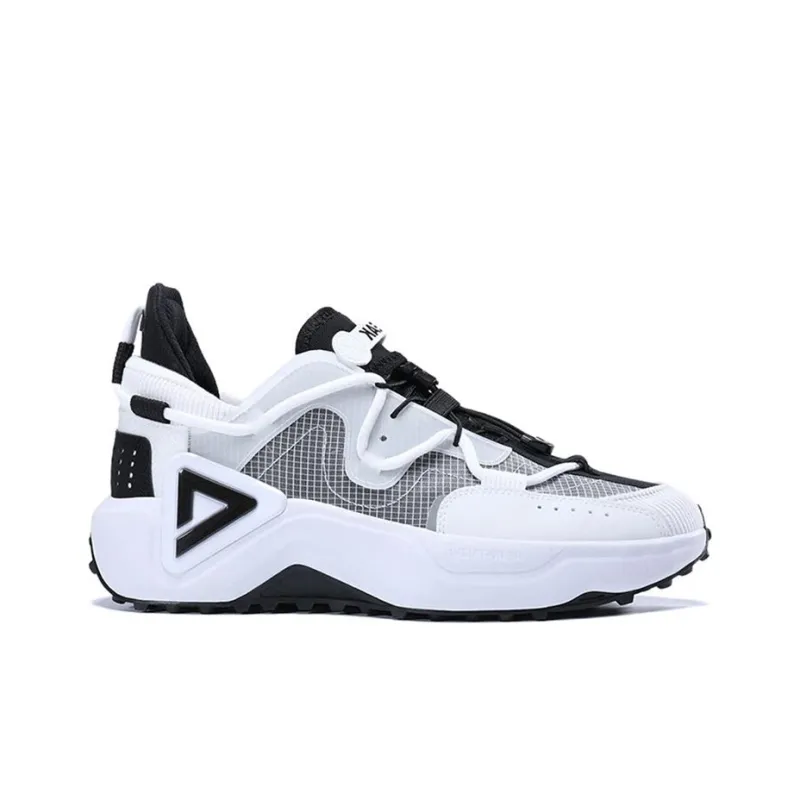 PEAK Taichi Skywalk Slip Resistant Cushioning Low Top Sports Casual Shoes Men's White Black-1