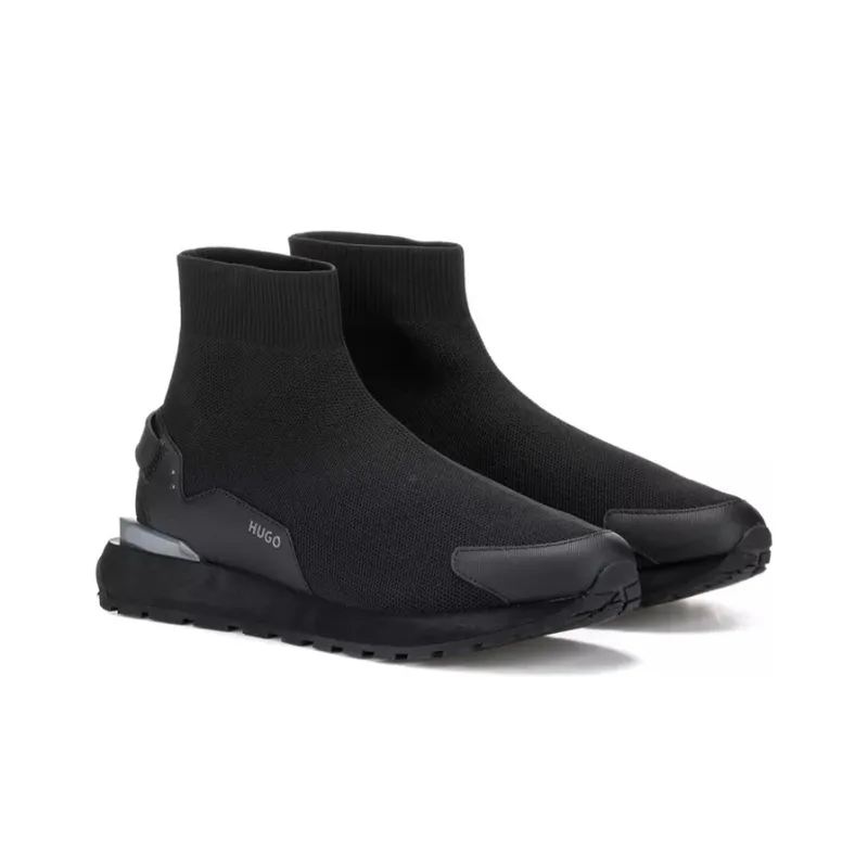 HUGO BOSS Coverage High-Top Casual Shoes Men's Black-2
