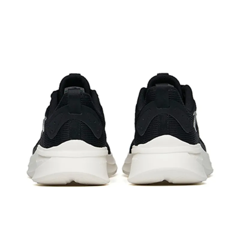Anta Running Collection Cushioning Lightweight Wear Resistant Slip Resistant Low Top Running Shoes Women's Black-4