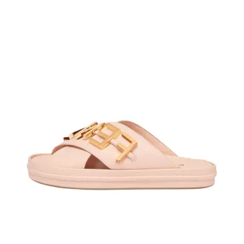 FENDI Lettering Logo Flat Slides