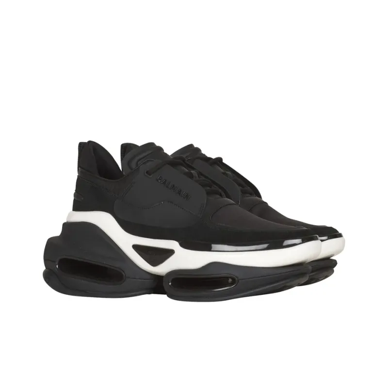 BALMAIN B Bold Abrasion Resistant Low Top Chunky Sneakers Women's-1