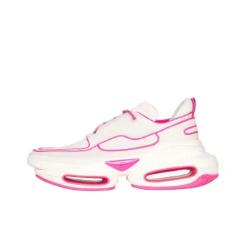 BALMAIN B Bold Chunky Sneakers Women's Low Top White Pink