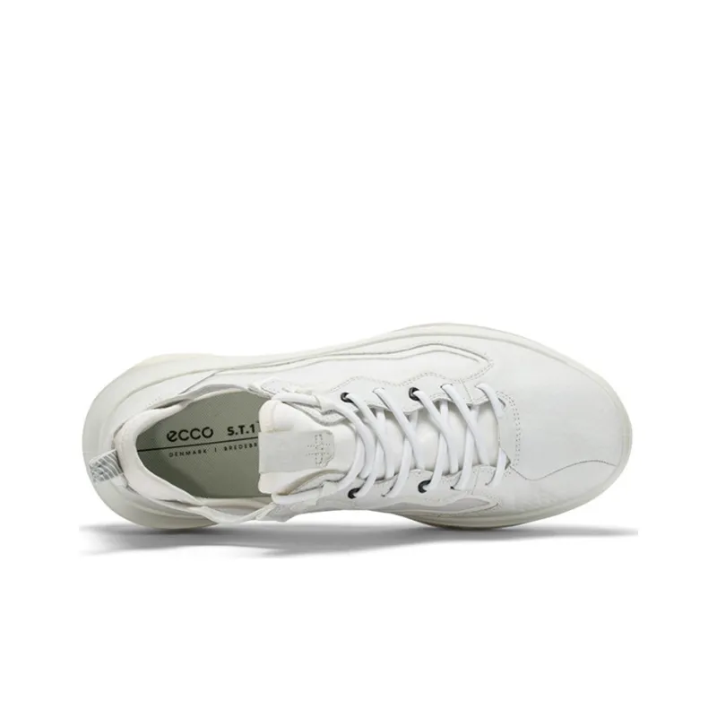 Ecco Fit For Action 360 Collection Lightweight Low Top Running Shoes Men's White-3