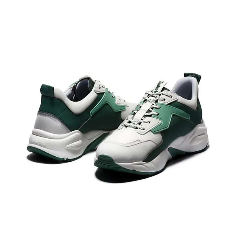 Timberland Delphiville Casual Shoes Women's Low-Top White/Green-3