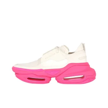 BALMAIN B Bold Abrasion Resistant Low Top Casual Shoes Women's White Pink