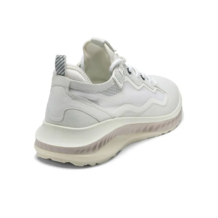 Ecco Fit For Action 360 Collection Lightweight Low Top Running Shoes Men's White-2