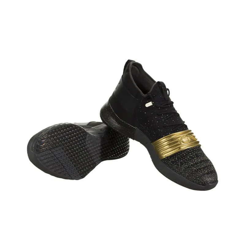Under Armour C1N Trainer 'Black Metallic Gold'-3
