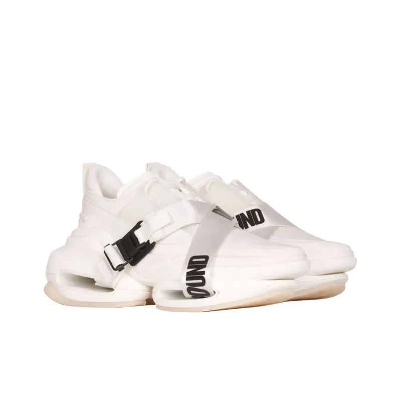 BALMAIN B Bold Chunky Sneakers Women's Low Top White-2