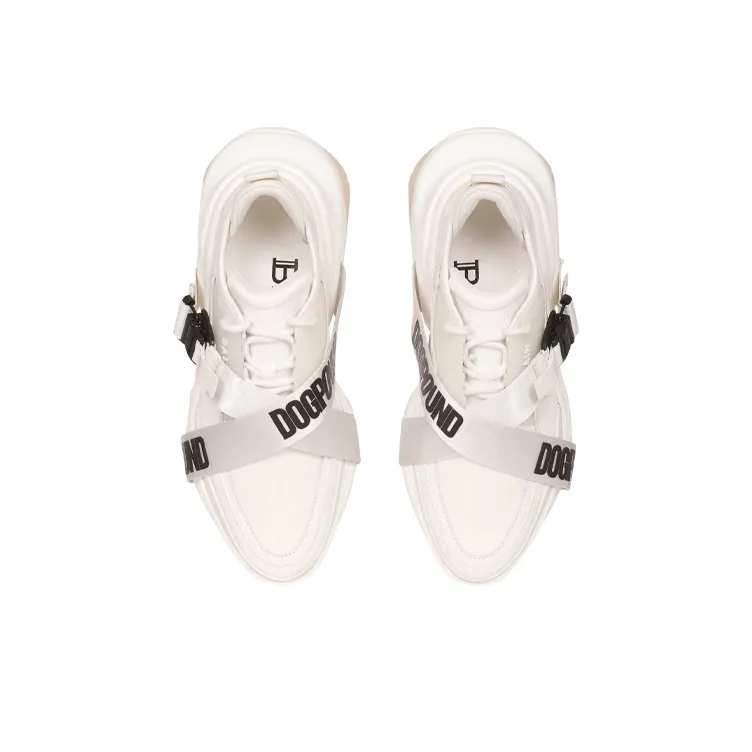 BALMAIN B Bold Chunky Sneakers Women's Low Top White-3