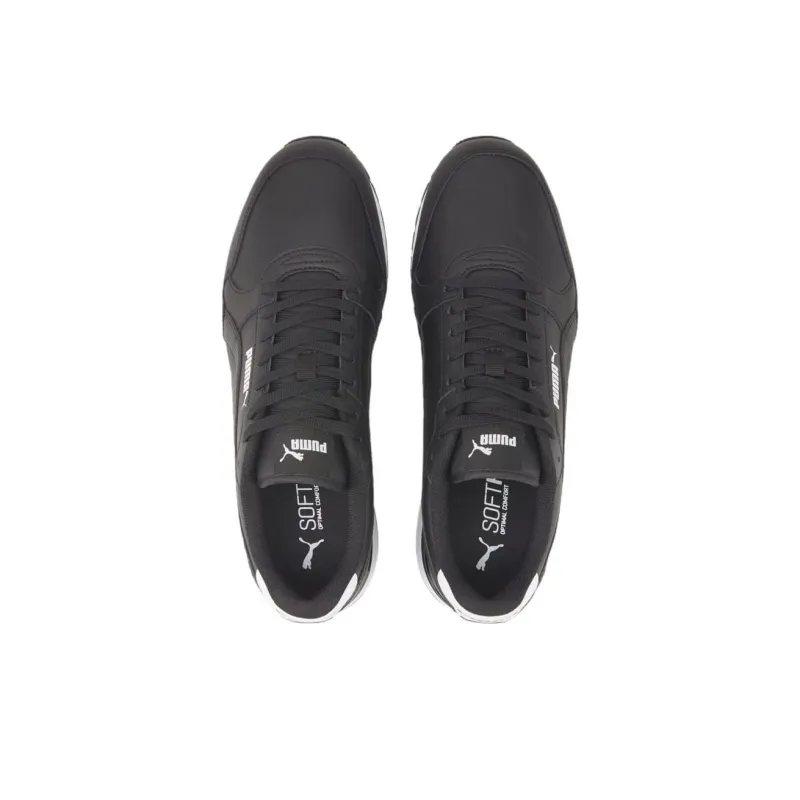 PUMA St Runner V3 Casual Shoes Unisex Low-Top Black/White-2