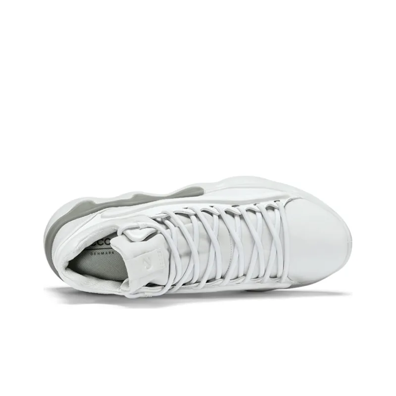 Ecco Jump Dance Cushioning, Slip Resistant, Abrasion Resistant Coverage High Top Casual Shoes Women's White-4