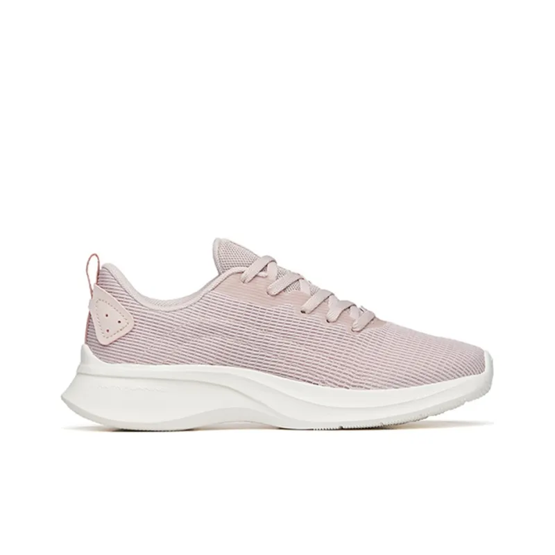 Anta Lightweight And Wear resistant Low Top Running Shoes Women's Lotus Gray-1