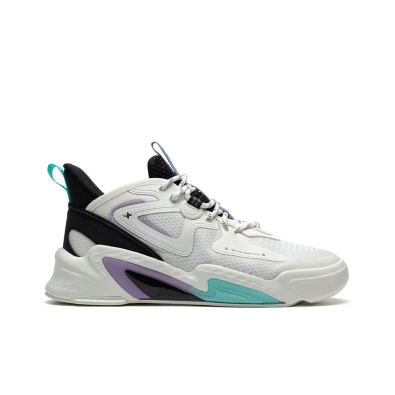 XTEP Fengxing 2.0 Casual Shoes Men Low Top Canvas White/Black-1