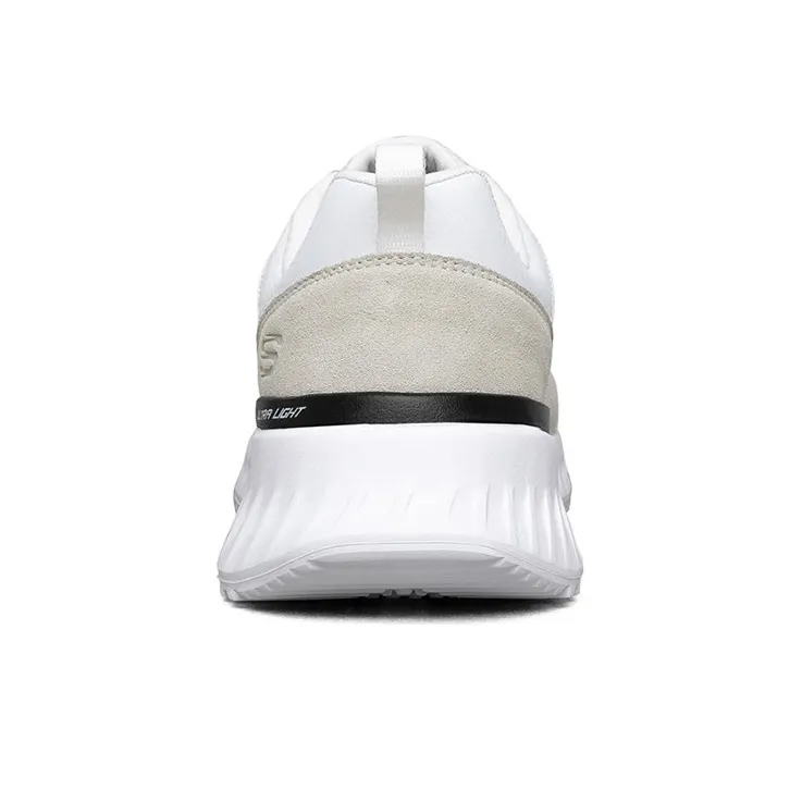 Skechers Matera 2.0 Cushioning Anti-Slip And Wear-Resistant Low-Top Casual Shoes Men's Black White-3