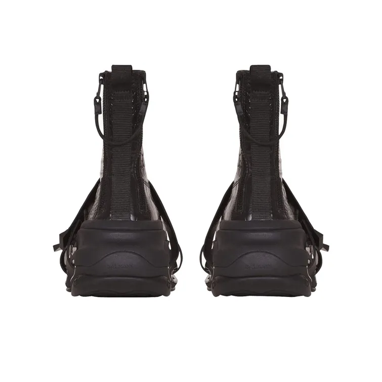 BALMAIN B Bold Chunky Sneakers Men High Top Black-3