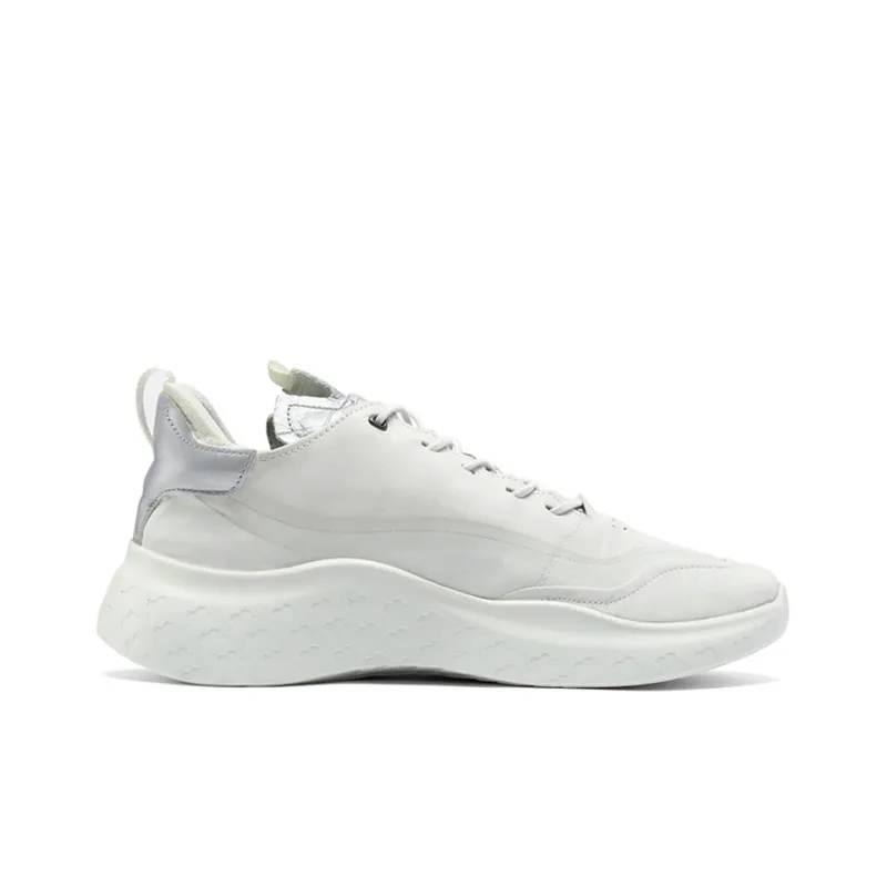 Ecco Yue Dong Abrasion Resistant Breathable Low Top Casual Shoes Men's White-1
