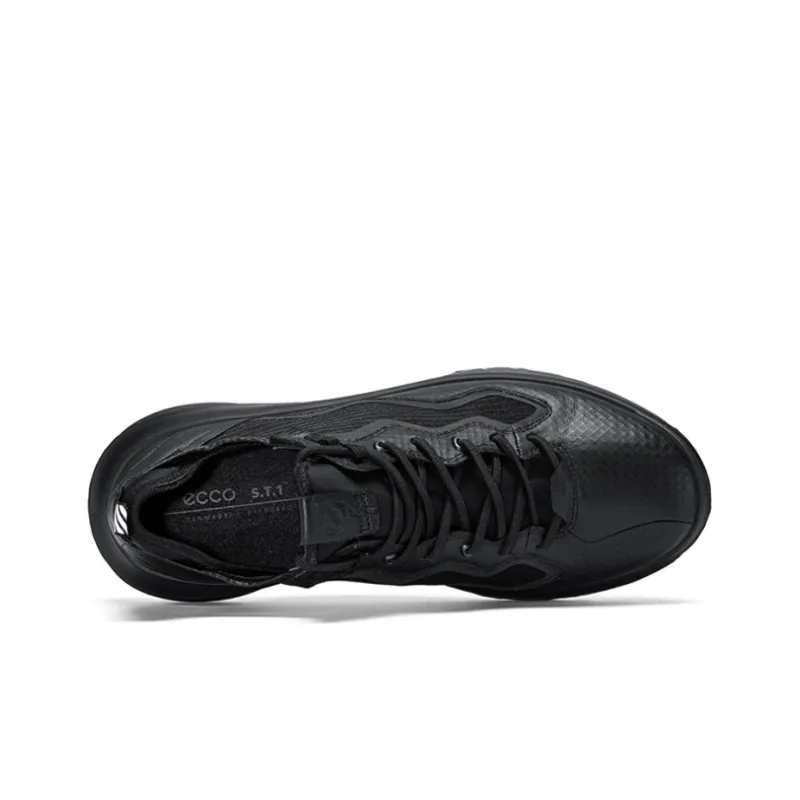 Ecco Fit For Action 360 Collection Lightweight Low Top Running Shoes Men's Black Sock Compression-3