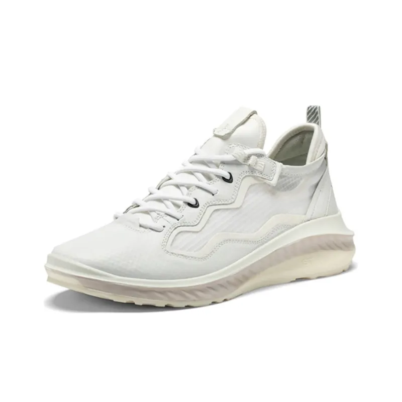 Ecco Fit For Action 360 Collection Lightweight Low Top Running Shoes Men's White-1