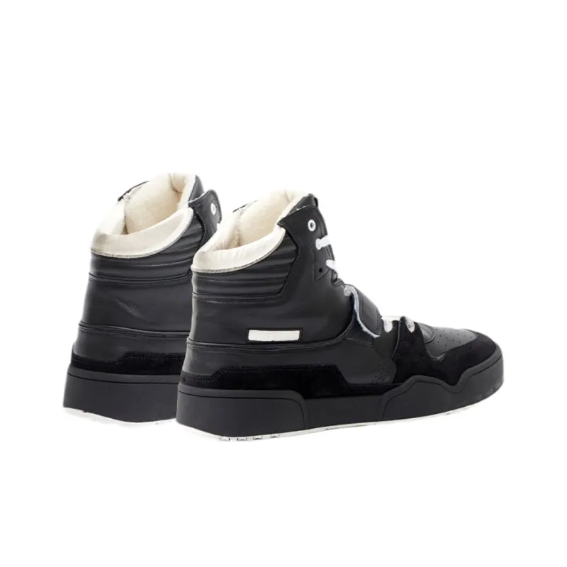 ISABEL MARANT Alseeh High-Top Stylish Skateboarding Shoes Men's Black-3