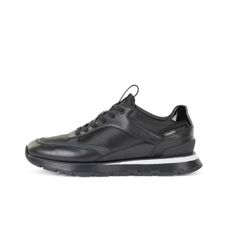 HUGO BOSS Wear-Resistant Coverage Low-Top Casual Shoes Men's Black-0