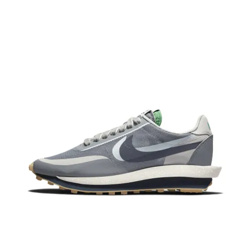 Nike LD Waffle Sacai CLOT Kiss Of Death 2 Cool Grey