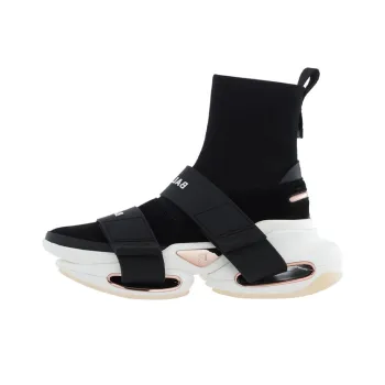 BALMAIN B Bold Chunky Sneakers Women's High Top Black