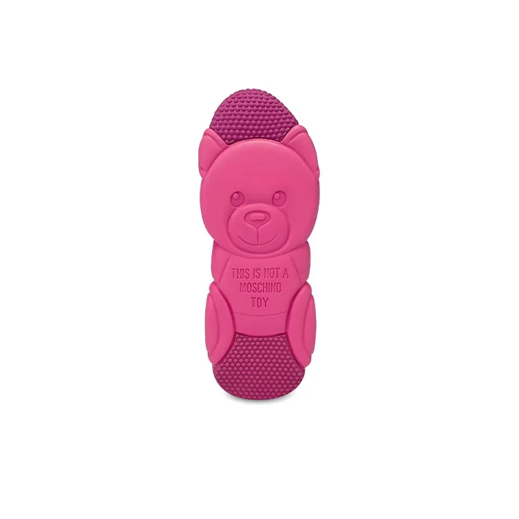 MOSCHINO Teddy Chunky Sneakers Women's Low Top White/Purple/Pink-3