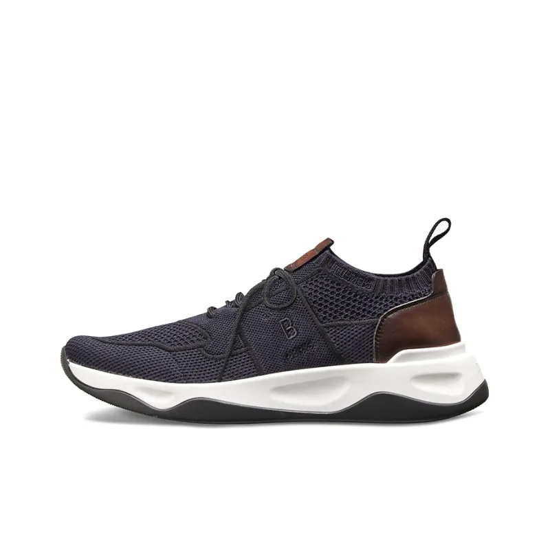 BERLUTI Shadow Low Top Sports Casual Shoes Men's Marine Blue-0