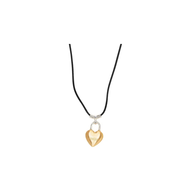 AMBUSH Heart Padlock Necklace-1