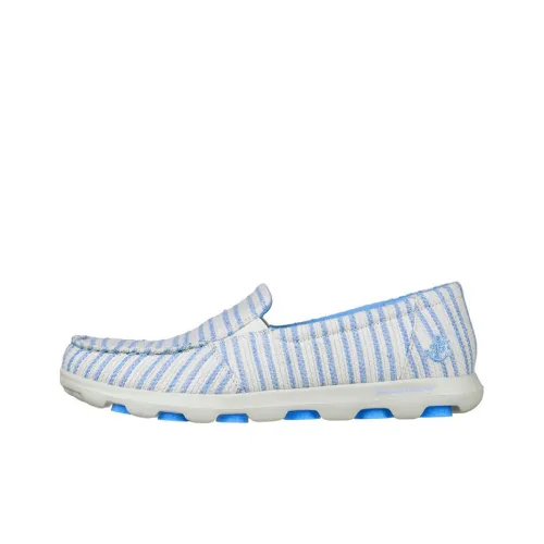 Skechers ON THE GO 2.0-Paloma Cushioning Anti-Slip And Wear-Resistant Low-Top Casual Shoes Women's Blue White