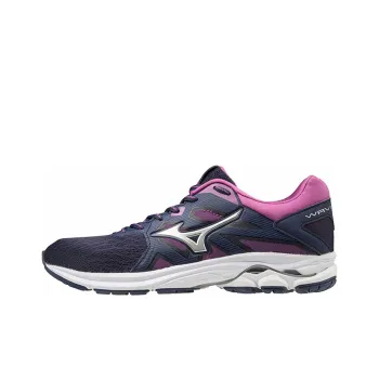 Mizuno Wave Kizuna Running Shoes Women's Low-Top Dark Blue/Silver/Purple
